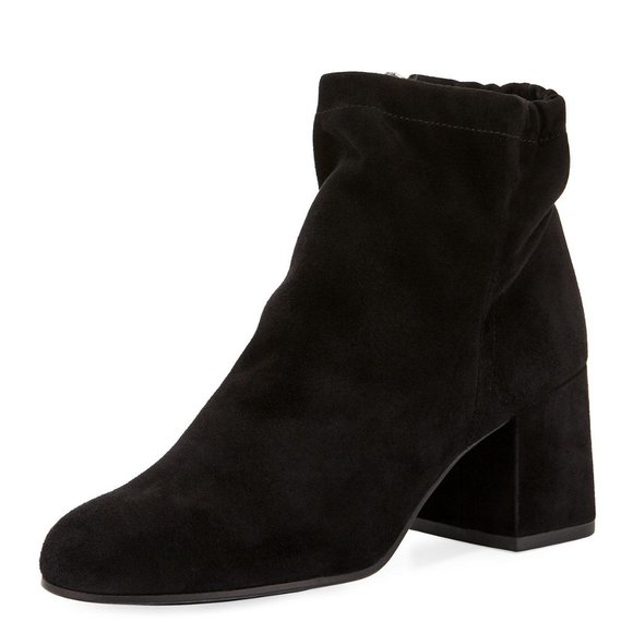 Eileen Fisher Shoes - Eileen Fisher Hollis Suede Block Heel Ankle Bootie